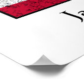 ジミー・ドートリトルとアメリカ国旗 ポスター (角)