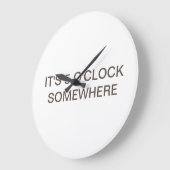 ジミー・バフェットはこの歌を歌った ラージ壁時計 (傾斜)