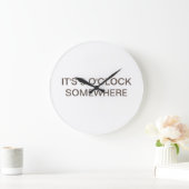 ジミー・バフェットはこの歌を歌った ラージ壁時計 (ホーム)