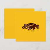 ジミー・バフェット・マルガリータ サンキューカード (正面/裏面)