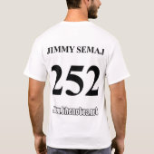 ジミーSemaj - 252 Tシャツ (裏面)
