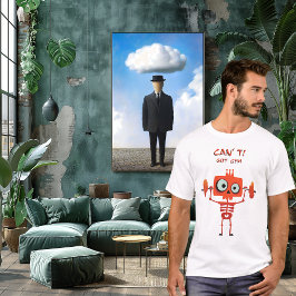 ジムおもしろいスケルトン | 出来ない。ジム得。 | フィットネス Tシャツ