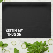 ジムおもしろいタオル キッチンタオル (折り畳み)