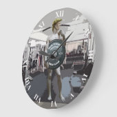 ジムおもしろいトレーニングデイビッドAsドナルドトランプフル体 ラージ壁時計 (傾斜)