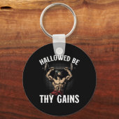 ジムおもしろいトレーニングボディビルフィットネスジムアンドジェス キーホルダー (正面)