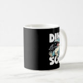 ジムおもしろいトレーニング恐竜の重量挙げジムDino コーヒーマグカップ (正面右)