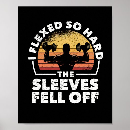 ジムおもしろいトレーニングI曲げそう懸命ザ袖 ポスター (正面)