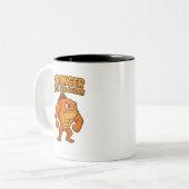 ジムおもしろいフィッシュTシャツ ツートーンマグカップ (正面左)