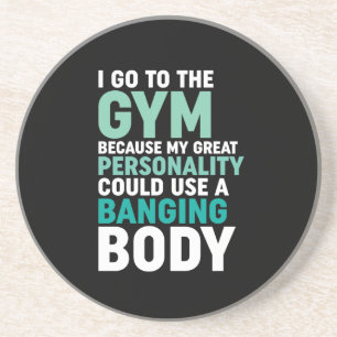 ジムおもしろいフィットネストレーニング私はジムに行く理由 コースター