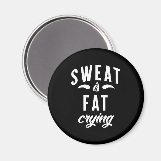 ジムおもしろいフィットネス体重減少勇気付けられる誕生日 マグネット (正面/裏面)