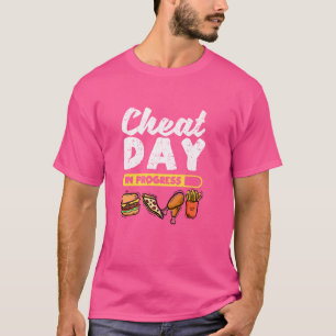 ジムおもしろいボディビルトレーニング持ち上げカーブ食品 Tシャツ