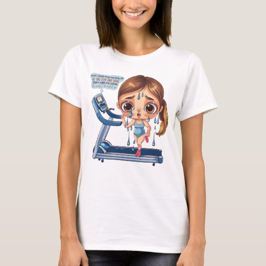 ジムおもしろい体ワードアート Tシャツ (正面)