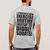 ジムおもしろい引用文 – ディドリースクエア Tシャツ (裏面)