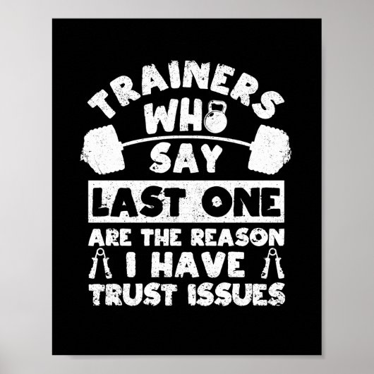 ジムおもしろい恋人フィットネストレーニング ポスター (正面)