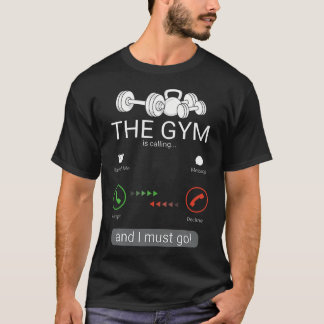 ジムが呼んでいる、私が行かなければ - パーソナルトレーナー Tシャツ