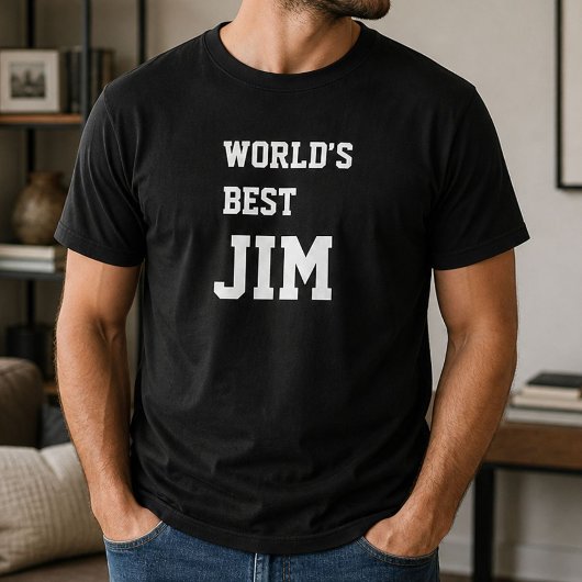 ジムさんお誕生日おめでとう！世界一のジムさんへ Tシャツ