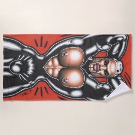 ジムでゴムを着る ビーチタオル