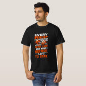 ジムで使えるクールな名言集 Tシャツ (正面フル)