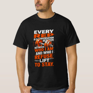 ジムで使えるクールな名言集 Tシャツ