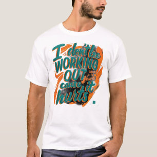 ジムで使える面白い格言 フィットネス モチベーション Tシャツ