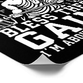 ジムで成果を出すぞ Buddha Bless These Gains ポスター (角)