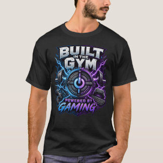 ジムで鍛えた身体はゲームでさらにパワーアップ: ネオン・エレクトリック Tシャツ