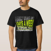 ジムで3日だけ運動する人への面白いギフト Tシャツ (正面)