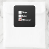 ジムで スクエアシール (バッグ)