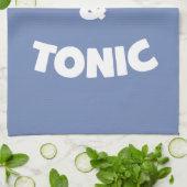 ジムとトニック – おもしろいノベルティトレーニング キッチンタオル (折り畳み)