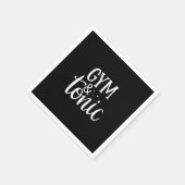 ジムとトニック スタンダードカクテルナプキン (角)