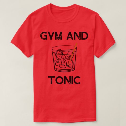 ジムとトニック Tシャツ (デザイン正面)