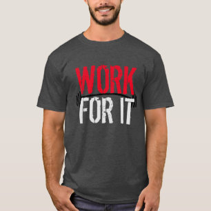 ジムとフィットネスのモチベーションアップ Tシャツ