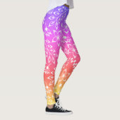 ジムとヨガのためのレインボーレギンス レギンス (右)