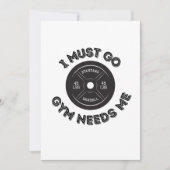 ジムに必要 招待状 (正面)