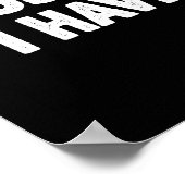 ジムのない一日は似ている – おもしろいトレーニングジム ポスター (角)