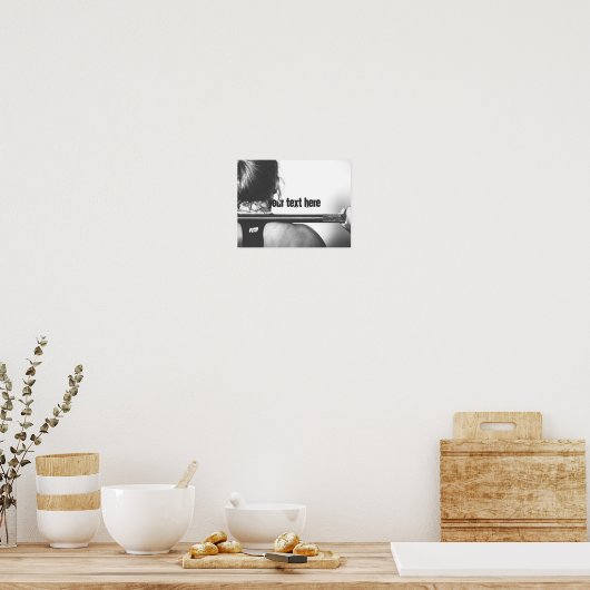 ジムのカスタマイズ可能な文字 やる気を起こさせる ポスター (キッチン)