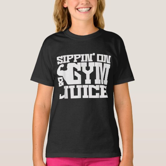 ジムのサイピン – ジュース – メンズトレーニングシャおもしろいツ Tシャツ (正面)