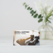 ジムのダンベル 名刺 (スタンド正面)