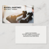 ジムのダンベル 名刺 (正面/裏面)