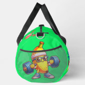 ジムのフィットネスモノグラムのへ | ダッフルバッグ (右)