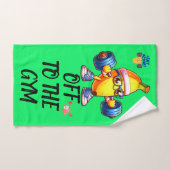 ジムのフィットネスモノグラムのへ | ハンドタオル (ハンドタオル)