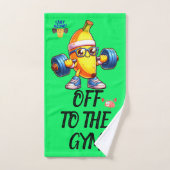 ジムのフィットネスモノグラムのへ | ハンドタオル (ハンドタオル)