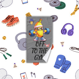 ジムのフィットネスモノグラムのへ | ハンドタオル