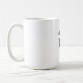 ジムのモチベーションアップデザイン コーヒーマグカップ (左)