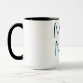 ジムのモチベーションフィットネス戦士マグ マグカップ (左)