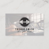 ジムのロゴ | フィットネスセンター 名刺 (正面)