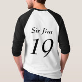 ジムのワイシャツ Tシャツ (裏面)