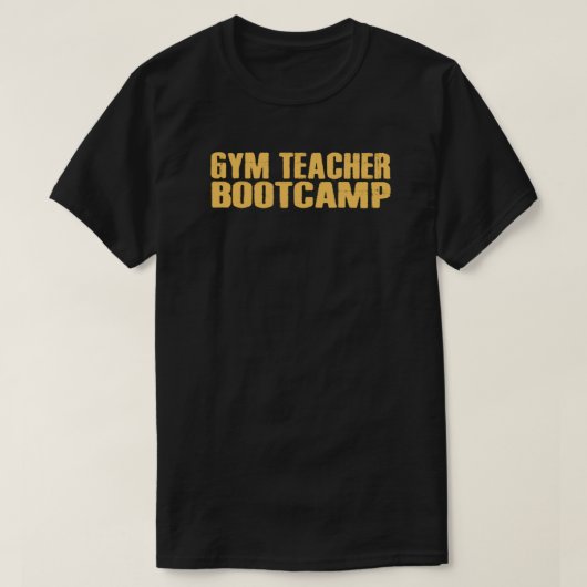 ジムの先生ブートキャンプロゴTシャツ Tシャツ (デザイン正面)