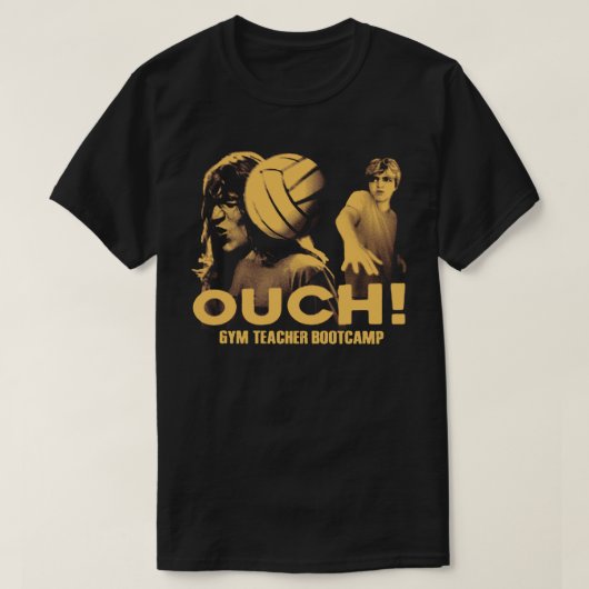 ジムの先生ブートキャンプ OUCH! Tシャツ (デザイン正面)