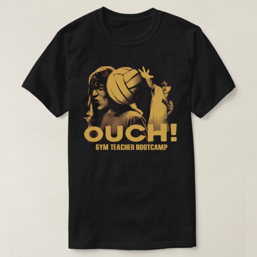 ジムの先生ブートキャンプ OUCH! Tシャツ (デザイン正面)